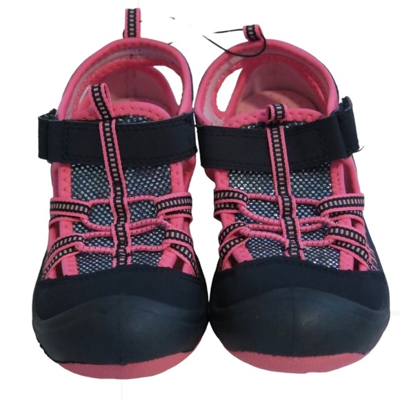 Oshkosh B'gosh Toddler Motion 2-G Navy & Pink Sandals Size 12 - Picture 1 of 3